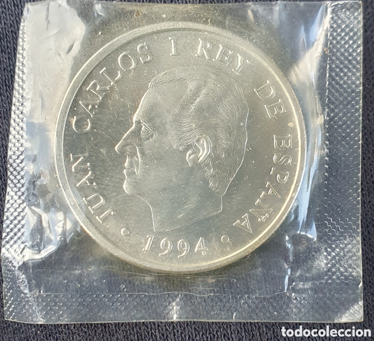 Monedas Juan Carlos I: Moneda de 2000 PTAS 1994 de PLATA LEY - Foto 1