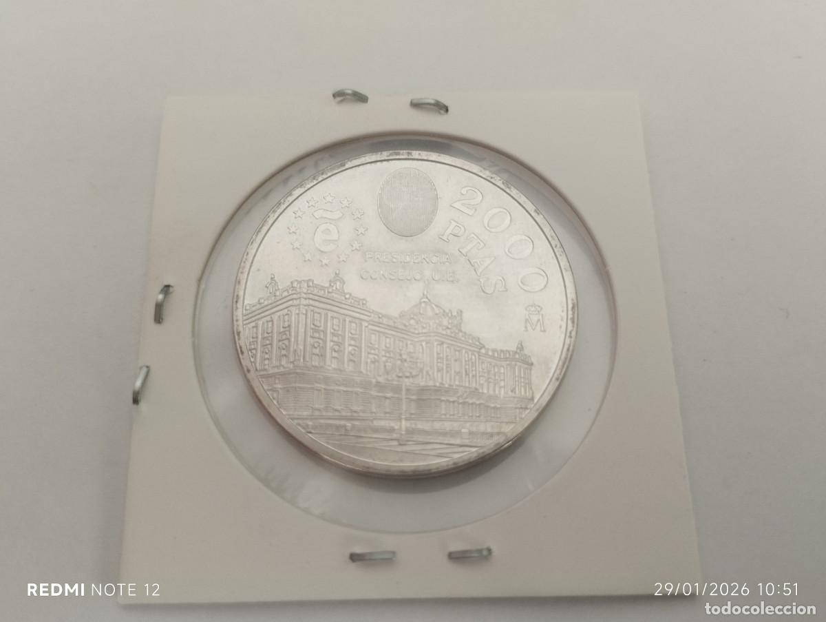 Monedas Juan Carlos I: 1 moneda plata de 2000 ptas 1994 - Foto 3