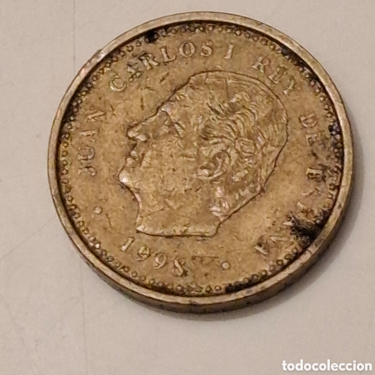 Monedas Juan Carlos I: E37. A&ntilde;o 1998, Cien 100 Pesetas, Juan Carlos I, Rey De Espa&ntilde;a.