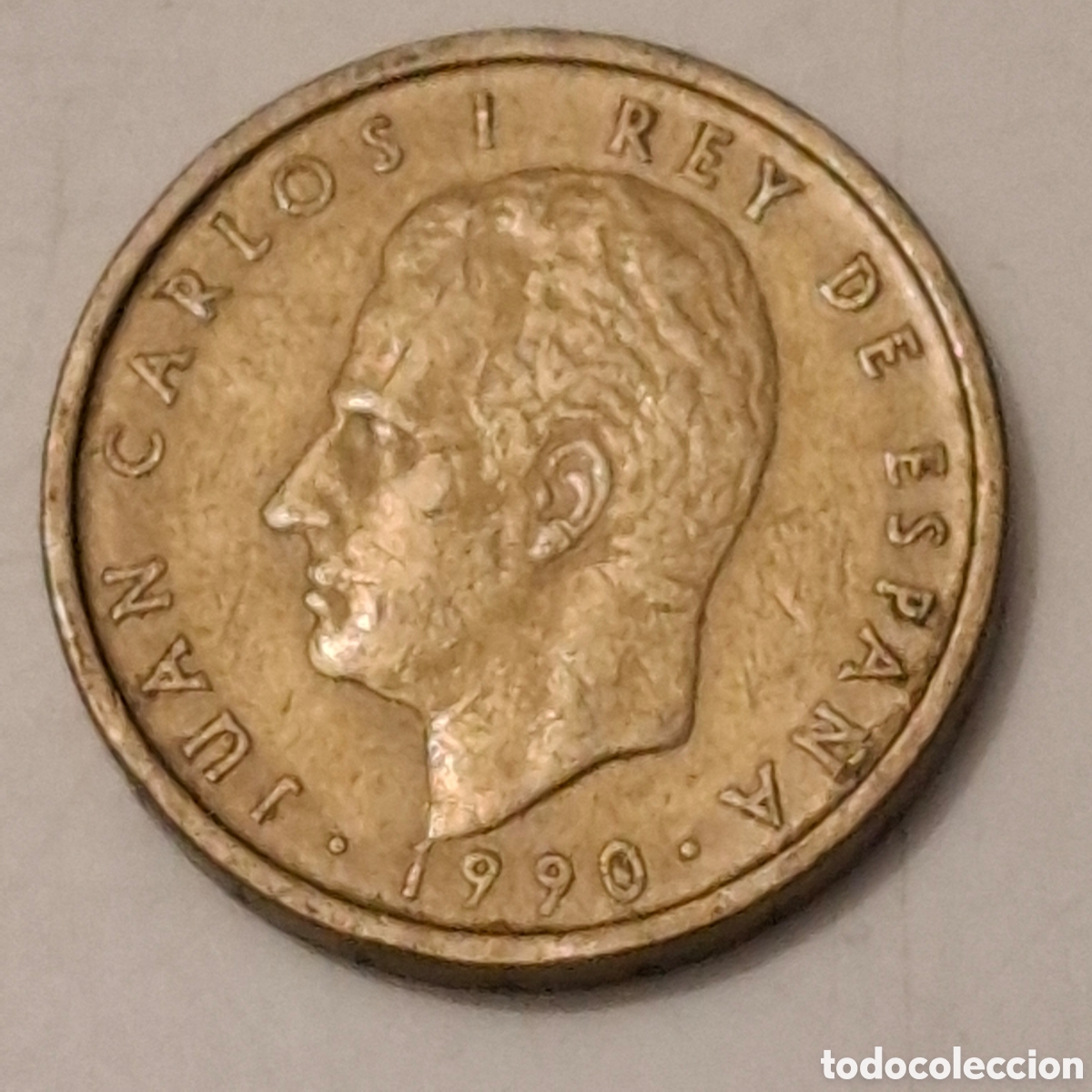 Monedas Juan Carlos I: E39. A&ntilde;o 1990, Cien 100 Pesetas, Juan Carlos I, Rey De Espa&ntilde;a.