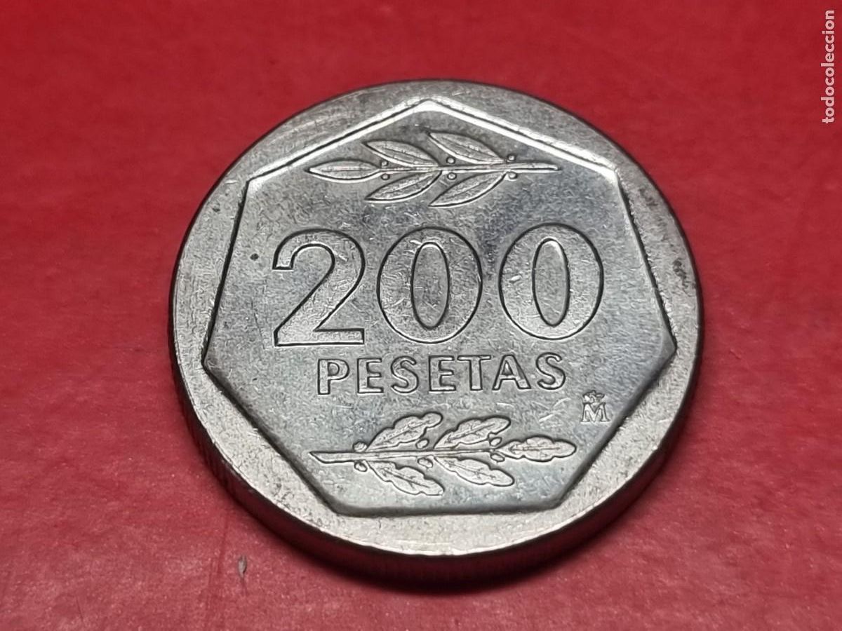 Coins Juan Carlos I: 200 PESETAS 1987 MBC++
