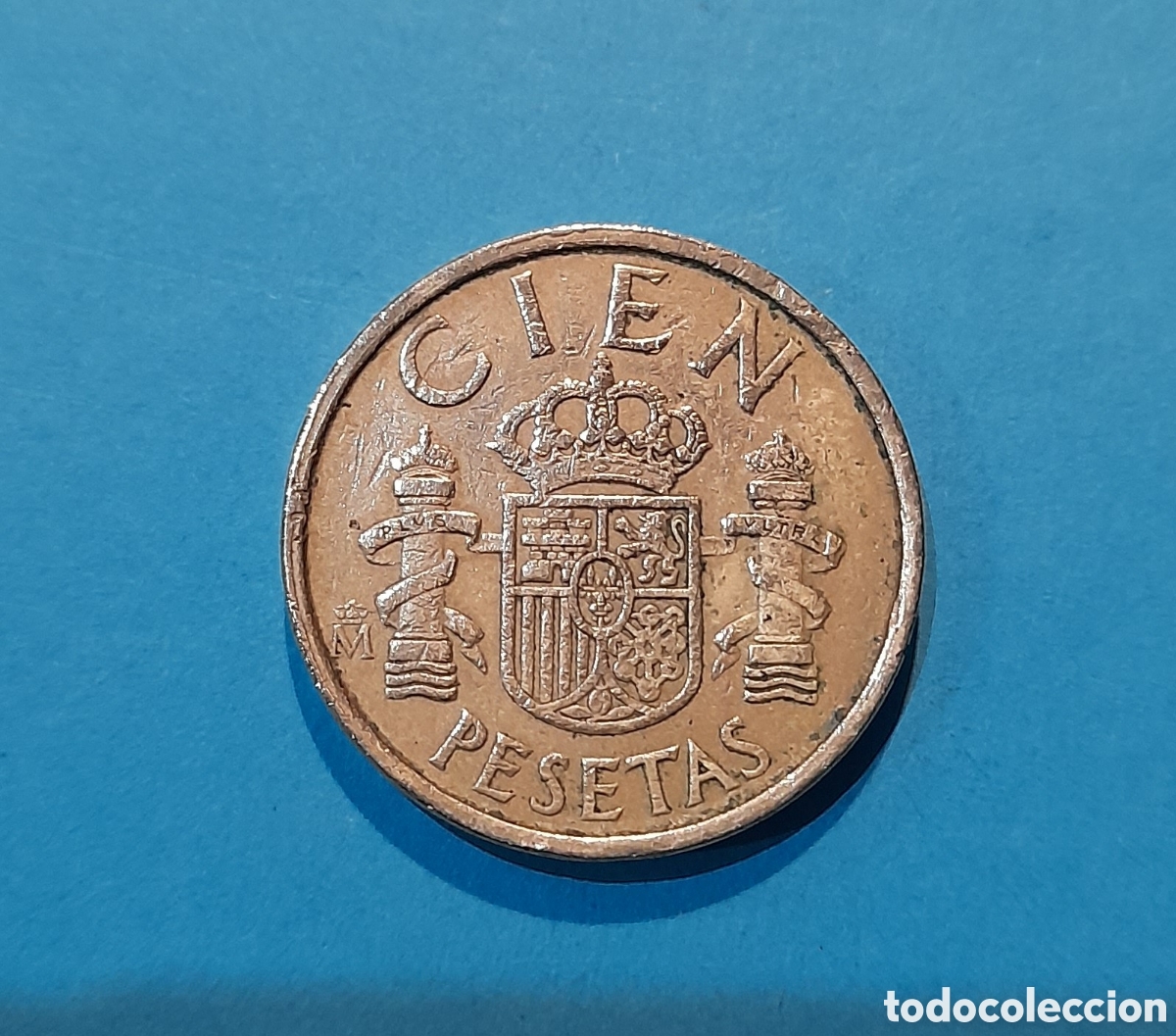Monedas Juan Carlos I: 100 Pesetas Juan Carlos I 1984 con error en la Corona de la Columna. M&aacute;s Monedas en mi perfil