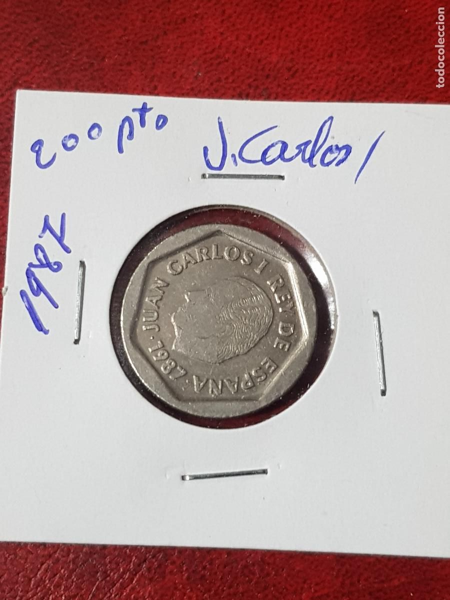 Monedas Juan Carlos I: MONEDA DE 200 PESETAS 1987 - Foto 1
