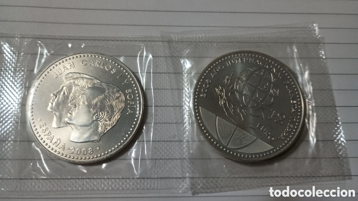Monedas Juan Carlos I: 12&euro; de plata de 2008. - Foto 1