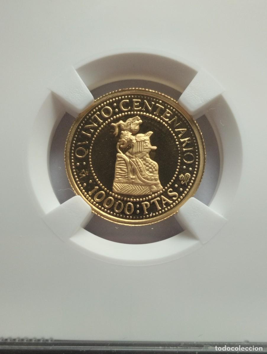Monedas Juan Carlos I: JUAN CARLOS I. 10000 PESETAS ORO NGC PF 68. PROOF. SIN CIRCULAR. SC.