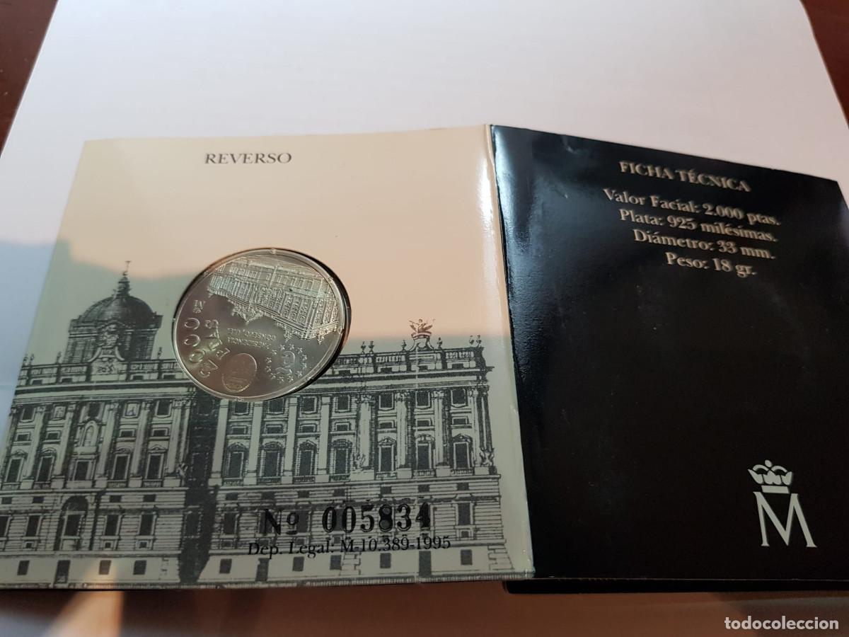 Monedas Juan Carlos I: CARTERA-2000 PESETAS-1995 - Foto 3