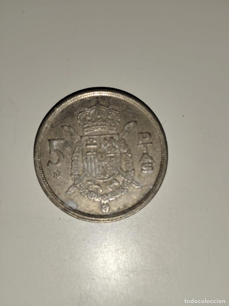 Monedas Juan Carlos I: moneda de 5 ptas del a&ntilde;o 1975 - Foto 2