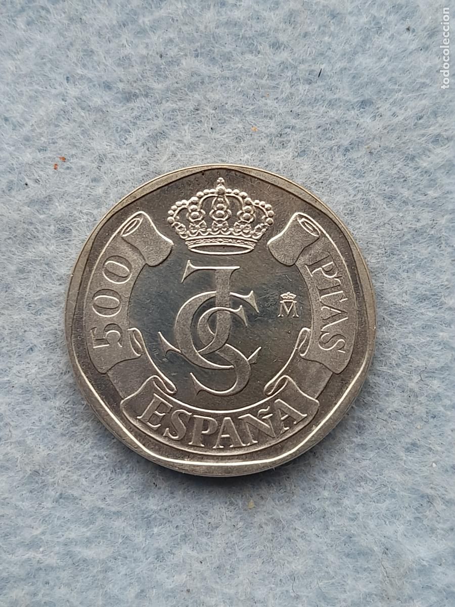 Monedas Juan Carlos I: Juan Carlos I. Prueba 500 Pesetas. A&ntilde;o 1987. Plata.