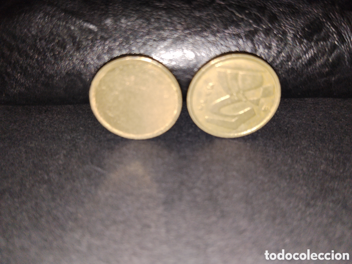 Monedas Juan Carlos I: Cospel virgen de 5 pesetas juan Carlos |