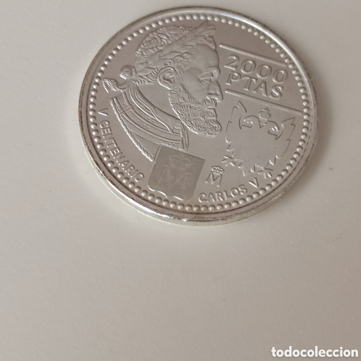 Monedas Juan Carlos I: Moneda plata 2000 pesetas a&ntilde;o 2000 - Foto 3