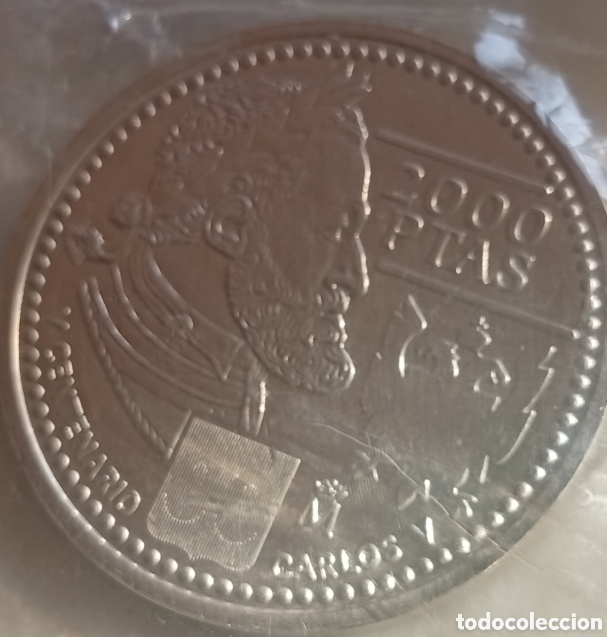Monedas Juan Carlos I: Moneda 2000 pesetas del a&ntilde;o 2000 - Foto 1