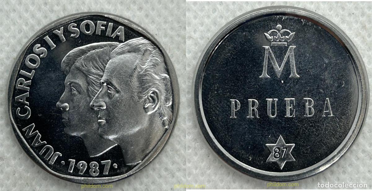 Monedas Juan Carlos I: 4091 ESPA&Ntilde;A 1987 JUAN CARLOS I - PRUEBA 500 PESETAS 1987