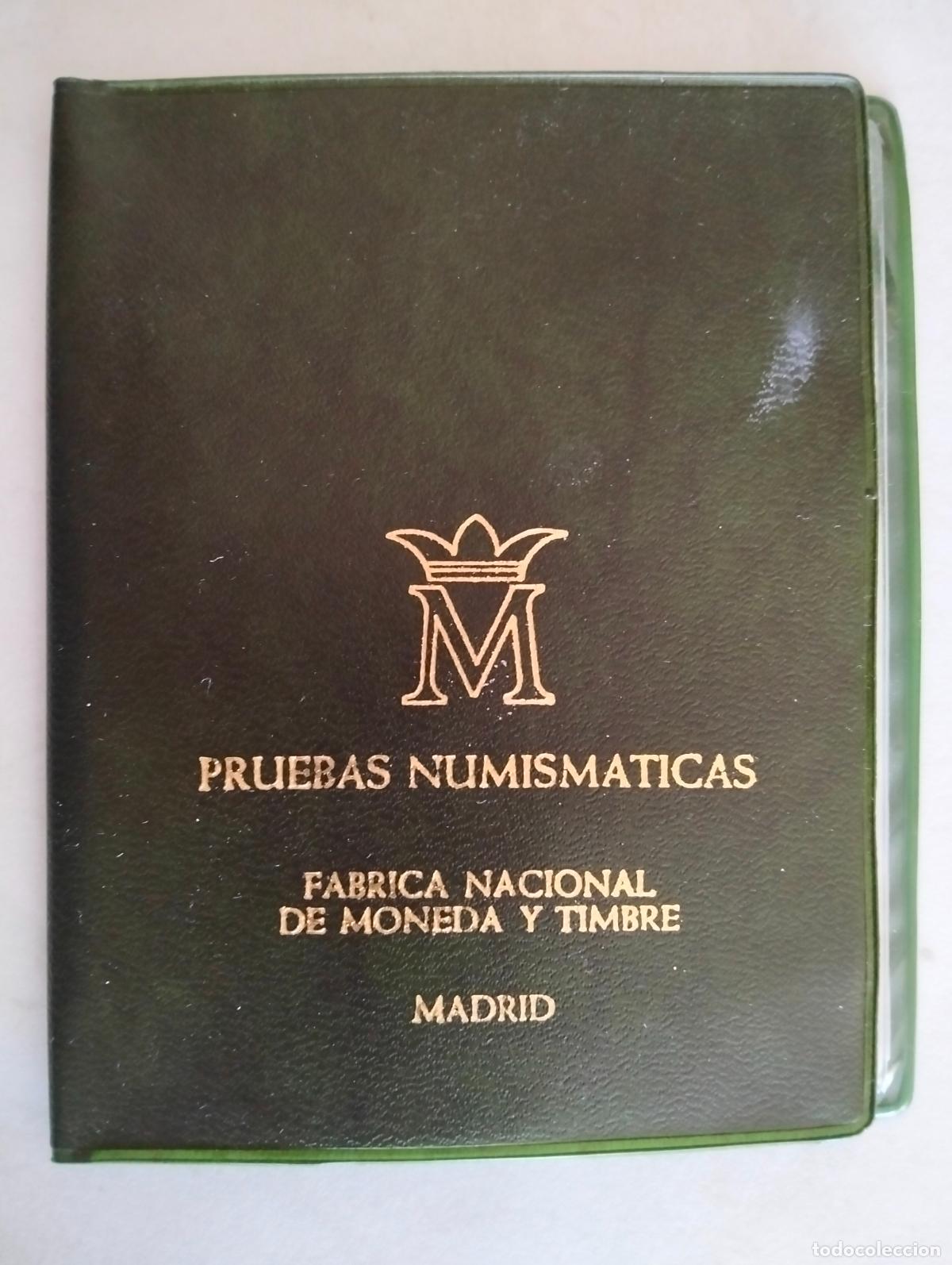 Monedas Juan Carlos I: CARTERA PRUEBAS NUMISMATICAS, 1977, F.N.M.T, 25 PTA, 5 PTA, 1 PTA, 1975 - 77