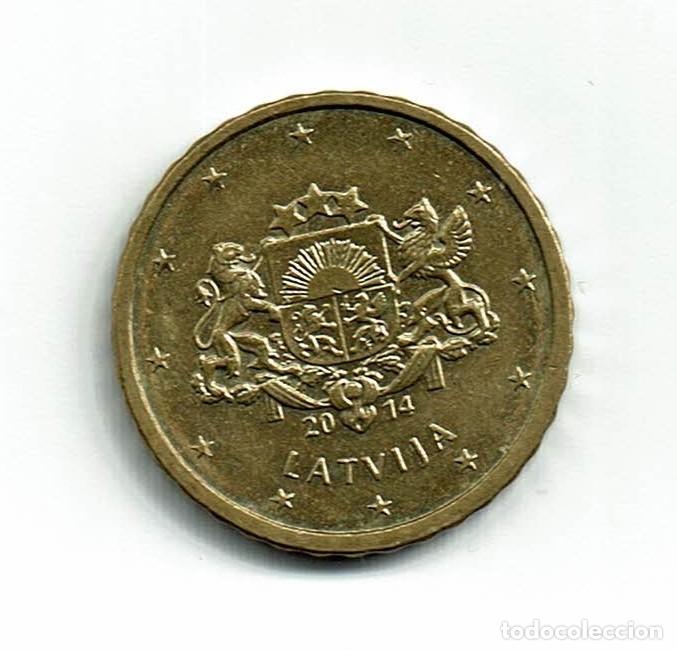 Monedas Juan Carlos I: LETONIA 10 CENT 2014 - C&Eacute;NTIMOS DE EURO - Foto 1
