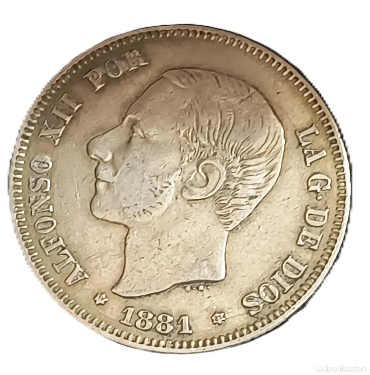 Monedas Juan Carlos I: 2 Pesetas 1881 (18-81) XF