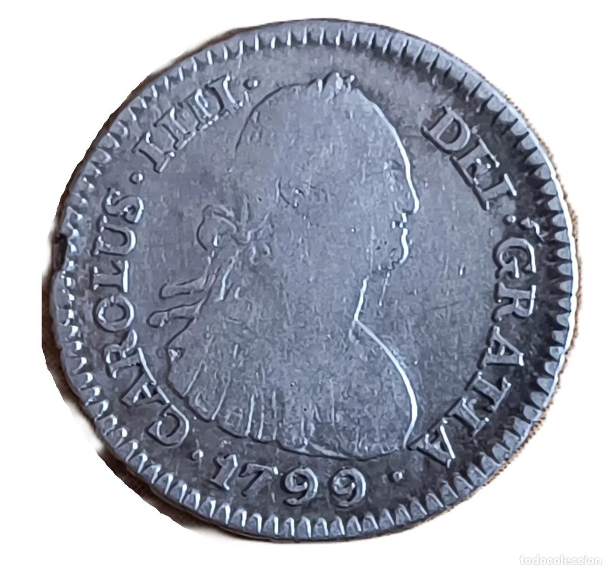Monedas Juan Carlos I: 1 Real Carlos IIII 1799 P.P. Potos&iacute;