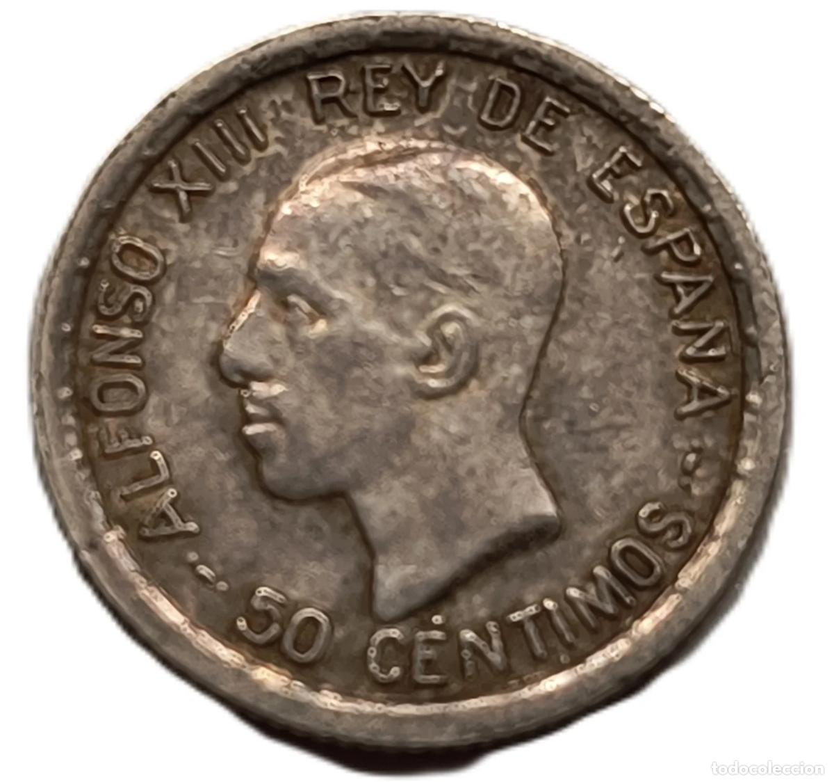 Monedas Juan Carlos I: 50 C&eacute;ntimos 1926 - Foto 1