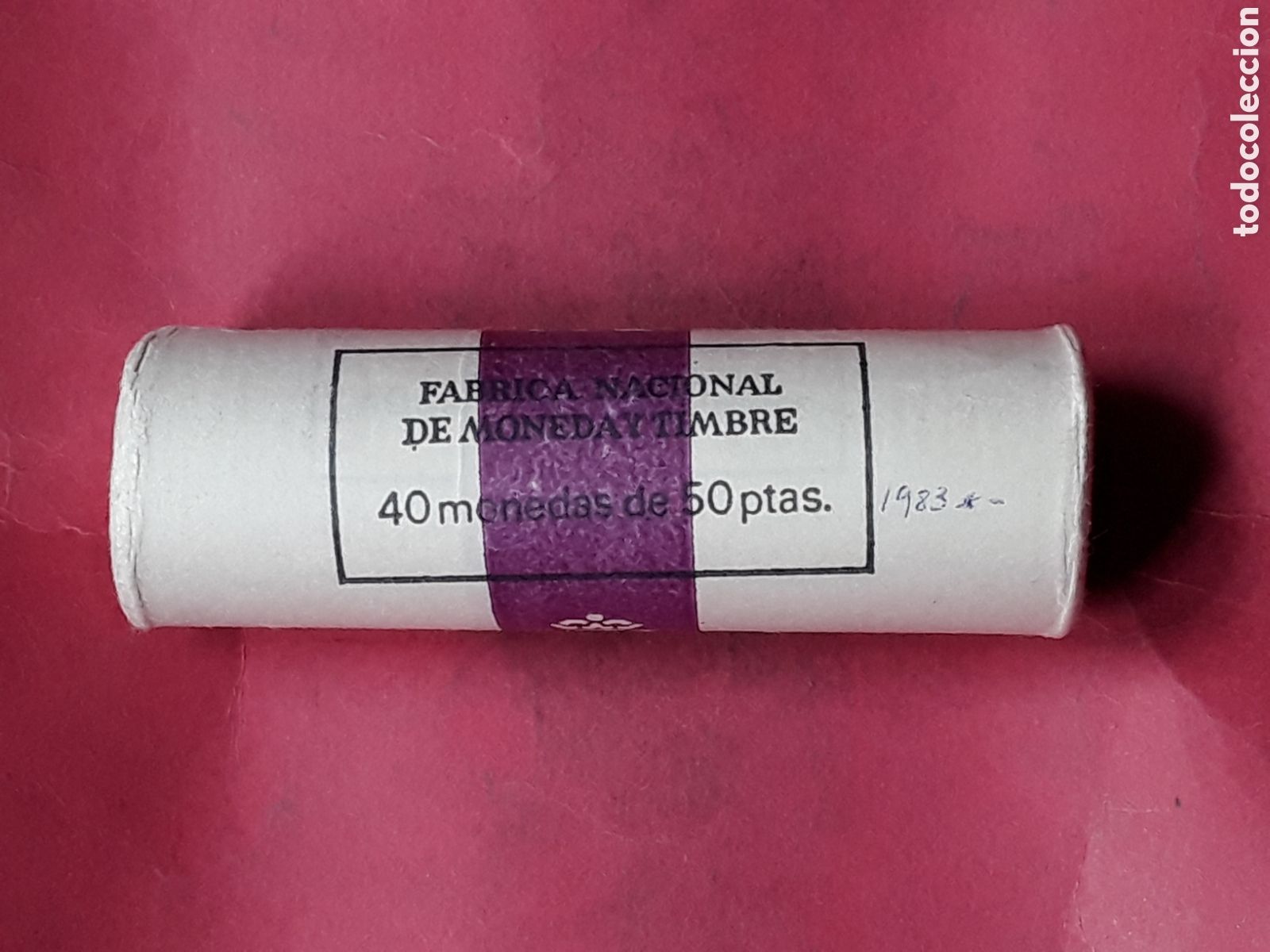 Monedas Juan Carlos I: CARTUCHO FNMT DE 40 MONEDAS DE 50 PESETAS 1983 JUAN CARLOS I.SIN CIRCULAR