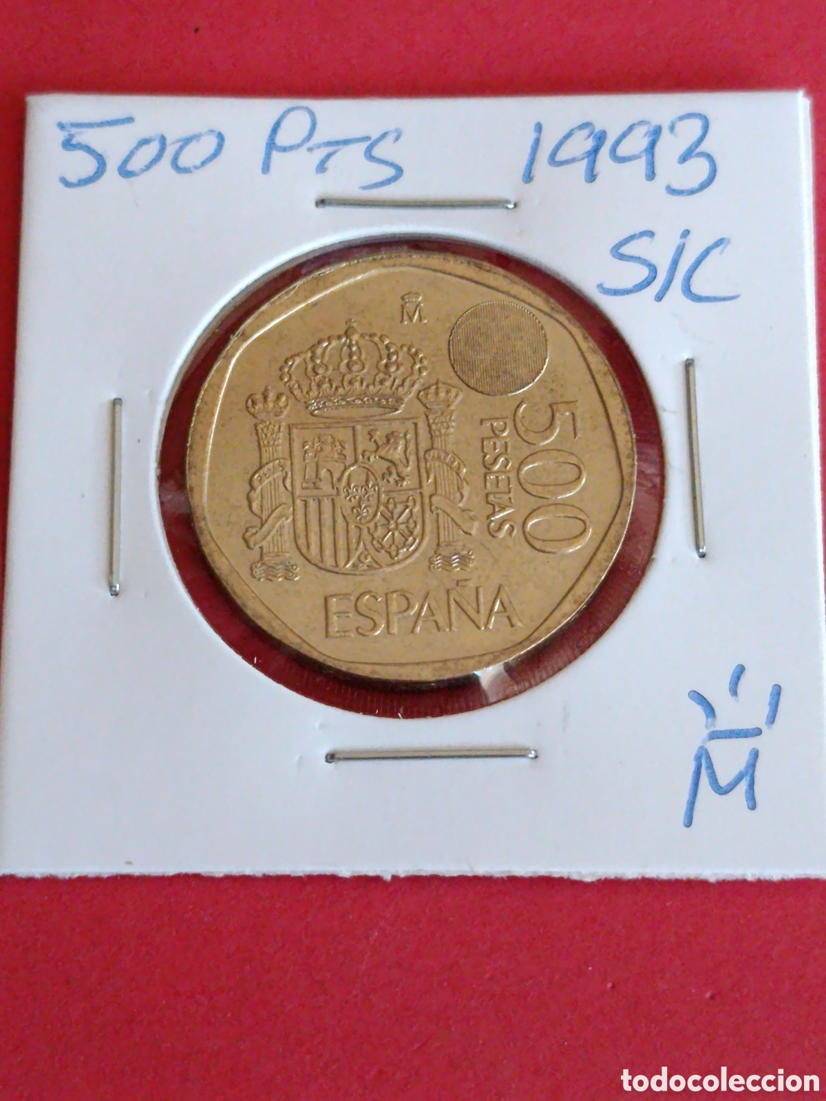 Monedas Juan Carlos I: JUAN CARLOS I. 500 PESETAS DE 1993. S/C.