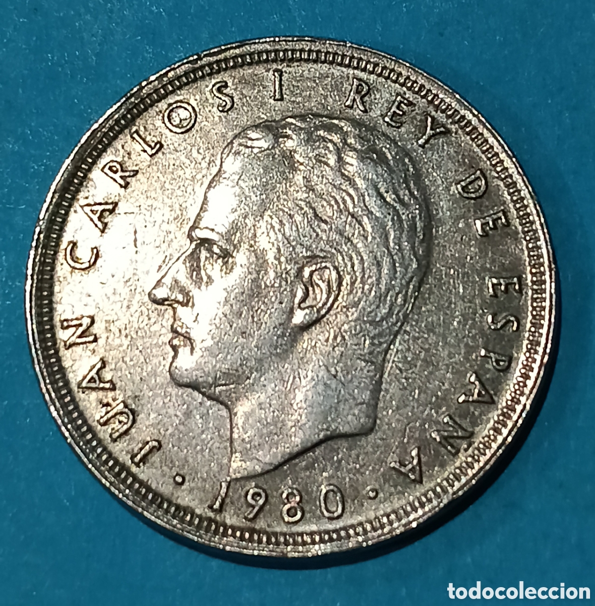 Monedas Juan Carlos I: 50 Pesetas Juan Carlos I 1980 *19 *81 S/C con error de acu&ntilde;aci&oacute;n.