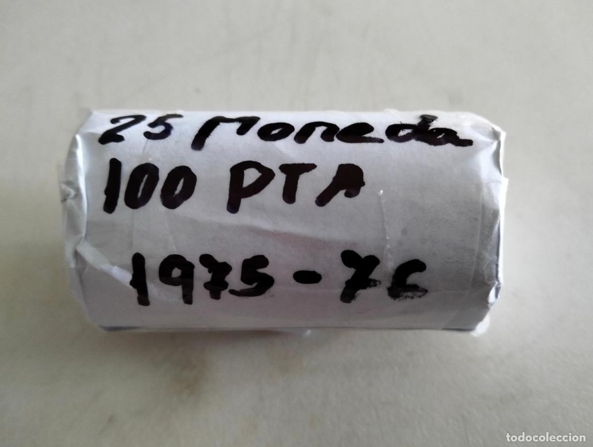 Monedas Juan Carlos I: 25 MONEDAS DE 100 PTAS 1975, ESTRELLA 76, JUAN CARLOS I, SACADAS DE CARTUCHO