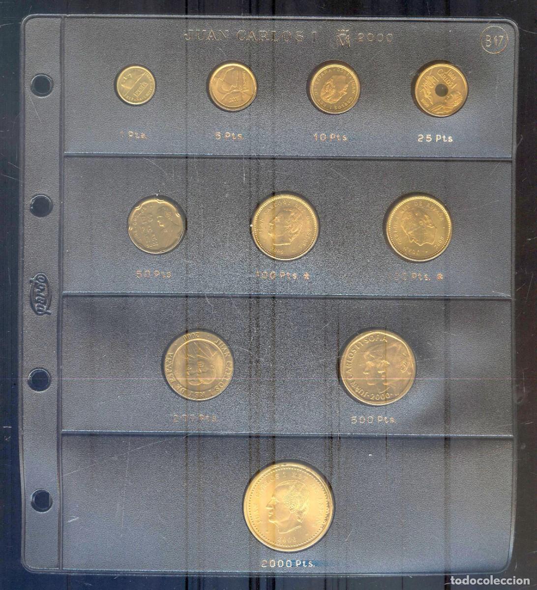 Monedas Juan Carlos I: NUMULITE F0222 Lote monedas Espa&ntilde;a 2000 Juan Carlos I completo 2000 pesetas