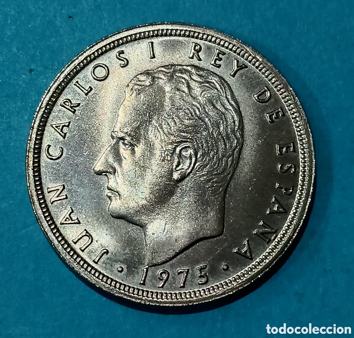 Monedas Juan Carlos I: 50 Pesetas Juan Carlos I 1975 *78 con error ( Desplazada). M&aacute;s monedas en mi perfil.