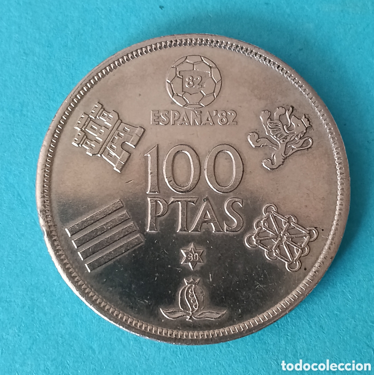 Monedas Juan Carlos I: 100 Pesetas Juan Carlos I 1980 *80 S/C error ( Deslizada). M&aacute;s monedas en mi perfil.