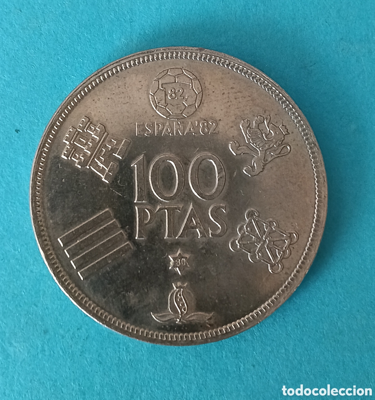 Monedas Juan Carlos I: 100 Pesetas Juan Carlos I 1980 *80 S/C error ( Deslizada ). M&aacute;s monedas en mi perfil.