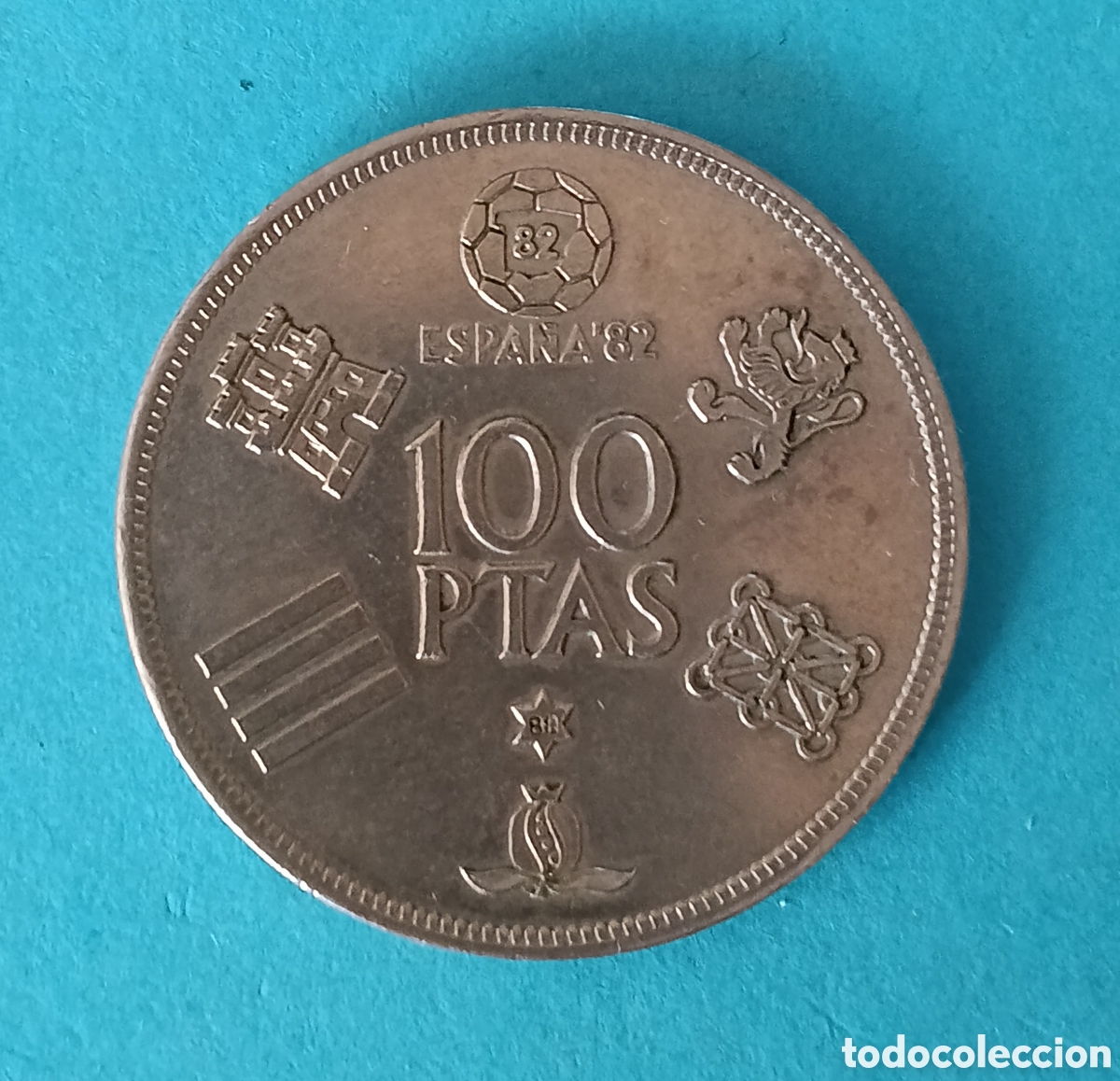 Monedas Juan Carlos I: 100 Pesetas Juan Carlos I 1980 *80 S/C error ( Deslizada ). M&aacute;s monedas en mi perfil