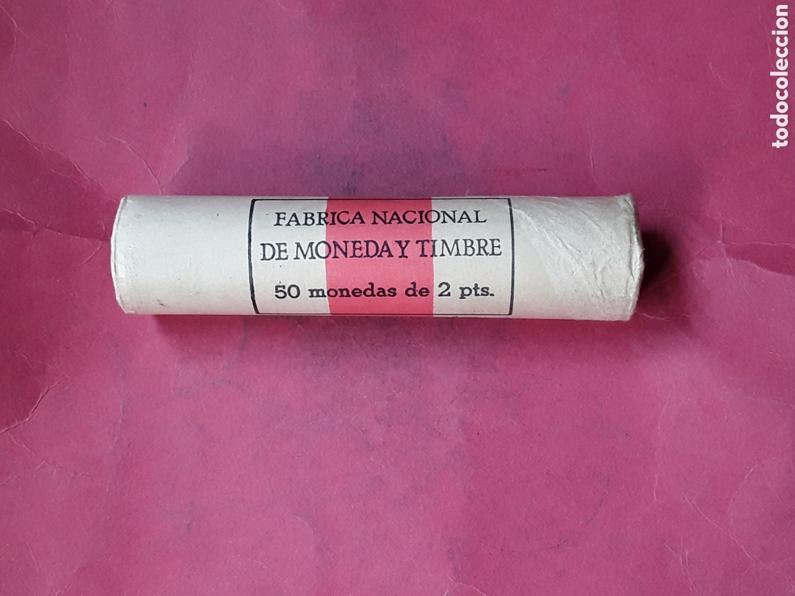 Monedas Juan Carlos I: CARTUCHO FNMT DE 50 MONEDAS DE 2 PESETAS 1982 JUAN CARLOS I.SIN CIRCULAR