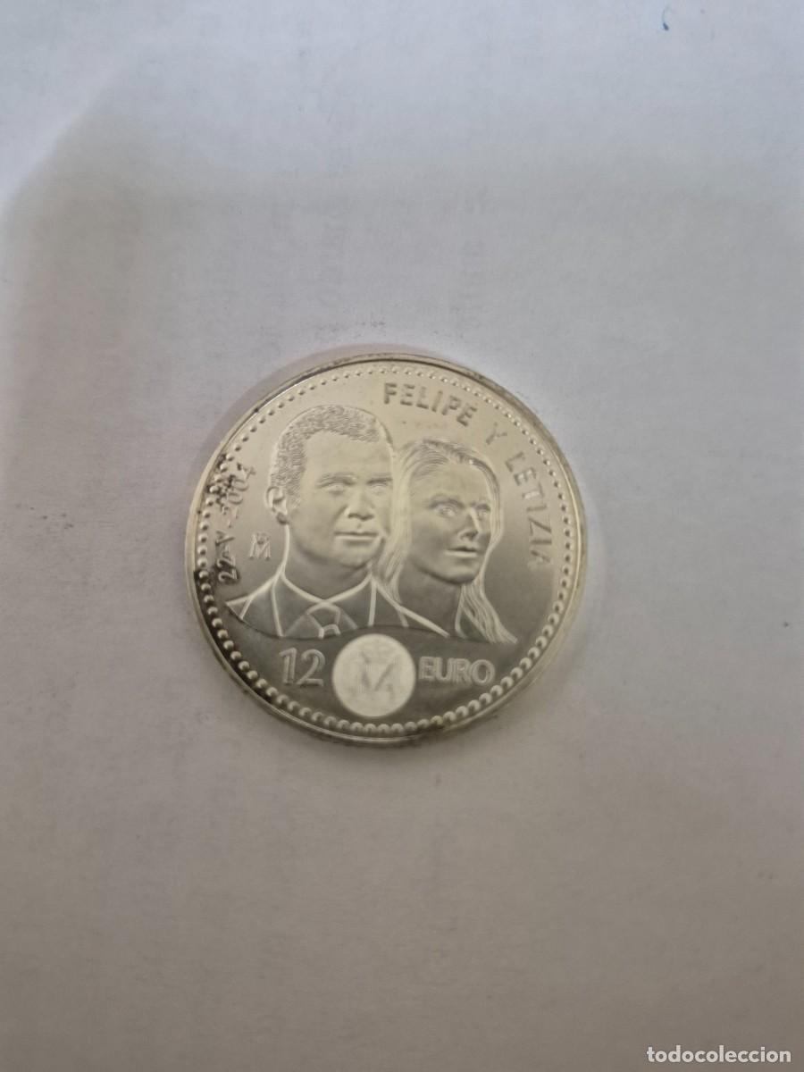 Monedas Juan Carlos I: L32 Boda del principe de Asturias con Do&ntilde;a Letizia Ortiz Rocasolano.