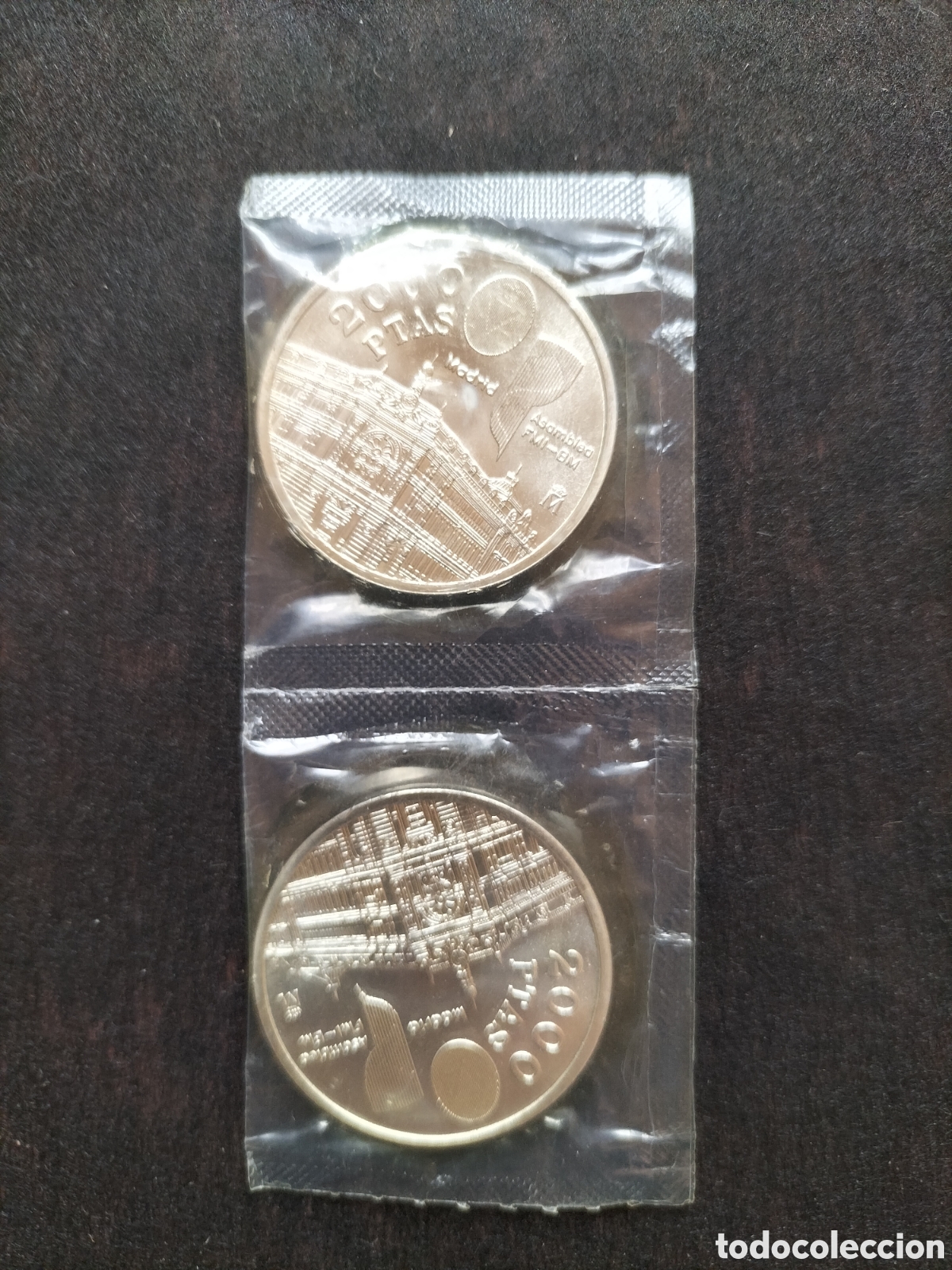 Monedas Juan Carlos I: A&ntilde;o 1994. Dos Monedas de Plata de 2000 Ptas sin estrenar.