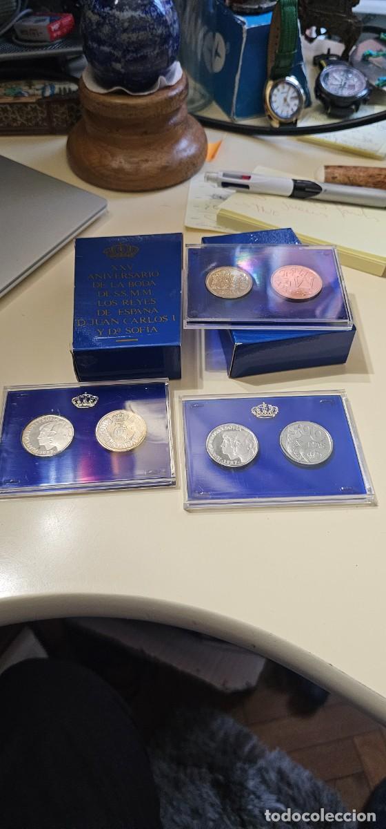 Monedas Juan Carlos I: Aniversario boda reyes- Asi nace una moneda