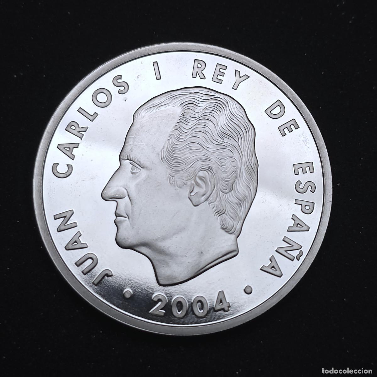 Monedas Juan Carlos I: MONEDA PLATA ESPA&Ntilde;A 10 EURO 2004 JUAN CARLOS I PROOF