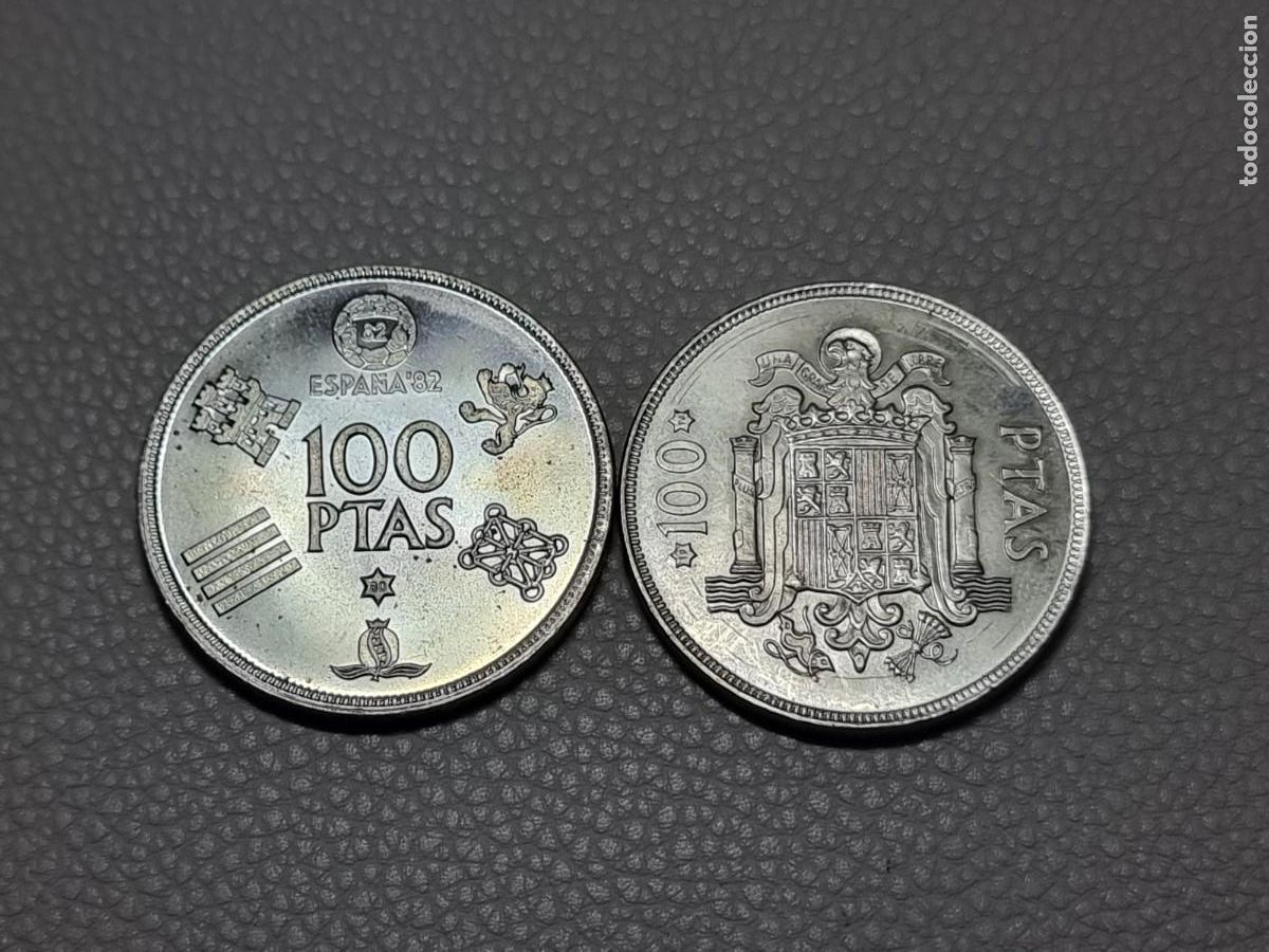 Monedas Juan Carlos I: 2 MONEDAS 100 PESETAS 1975 1980