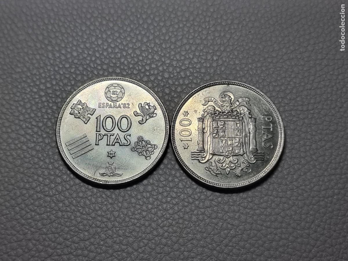 Monedas Juan Carlos I: 2 MONEDAS 100 PESETAS 1975 1980