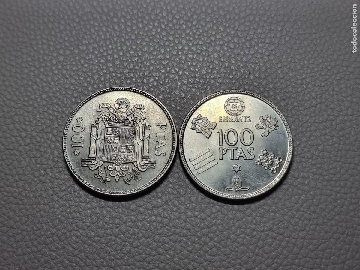Monedas Juan Carlos I: 2 MONEDAS 100 PESETAS 1975 1980