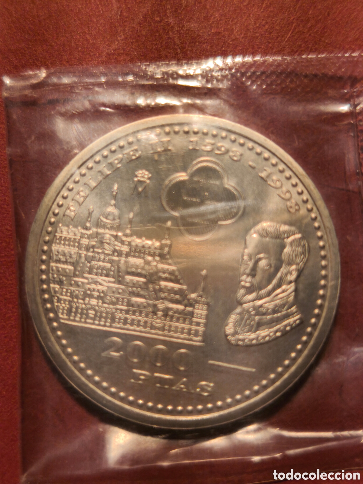 Monedas Juan Carlos I: Moneda de 2000 pesetas de 1998