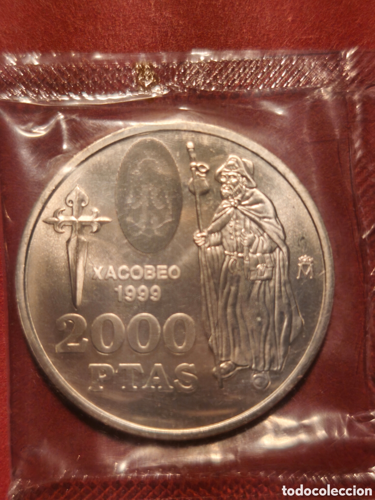 Monedas Juan Carlos I: Moneda de 2000 pesetas de 1999