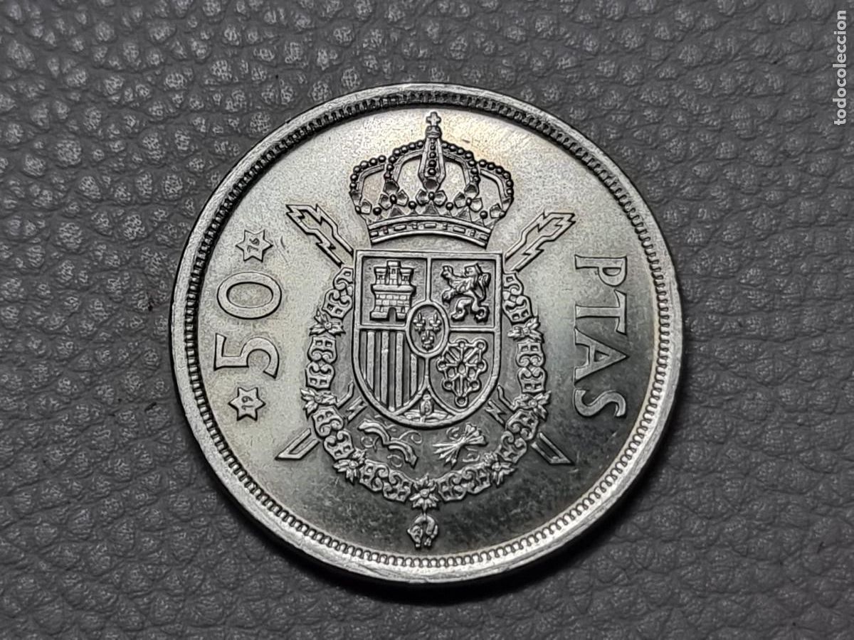 Monedas Juan Carlos I: 50 PESETAS 1975 76 MBC+++