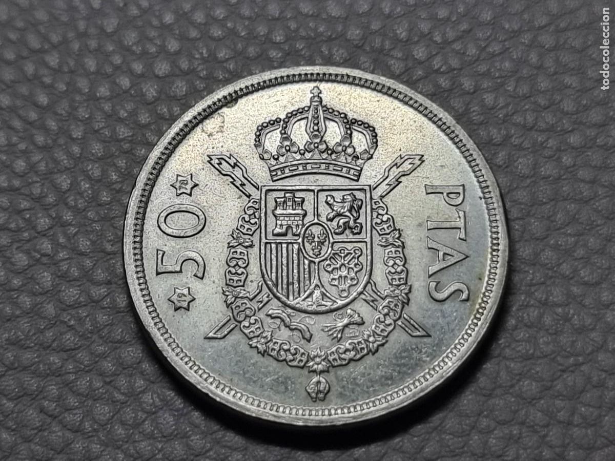 Monedas Juan Carlos I: 50 PESETAS 1975 78* MBC+++