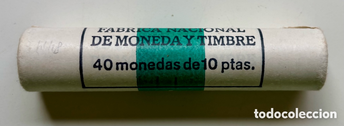 Monedas Juan Carlos I: Cartucho x 40 Monedas 10 Pesetas 1984 SC Juan Carlos I FNMT Espa&ntilde;a