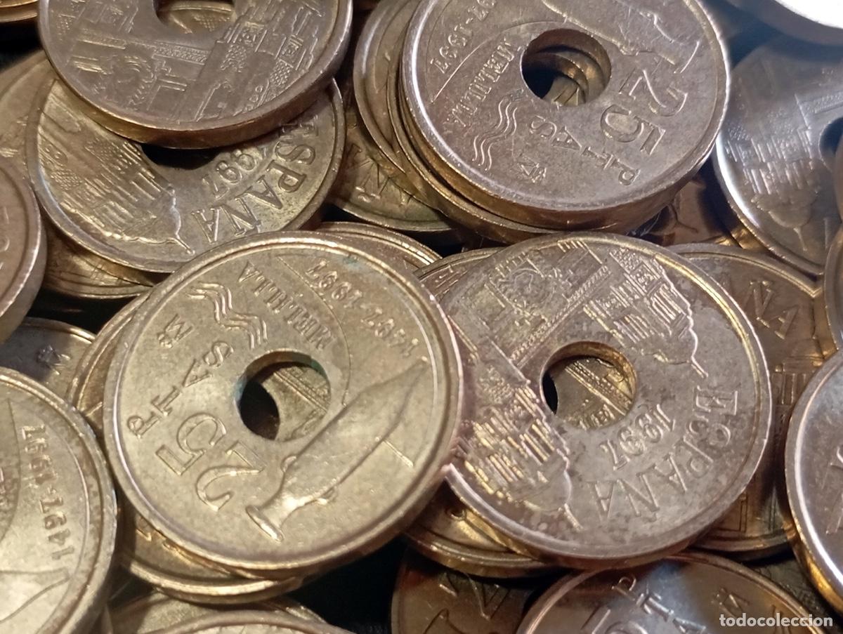 Monedas Juan Carlos I: LOTE 60 MONEDAS 25 PESETAS 1992 MELILLA. JUAN CARLOS I. ESTADO COMO SE VE EN LAS IM&Aacute;GENES.