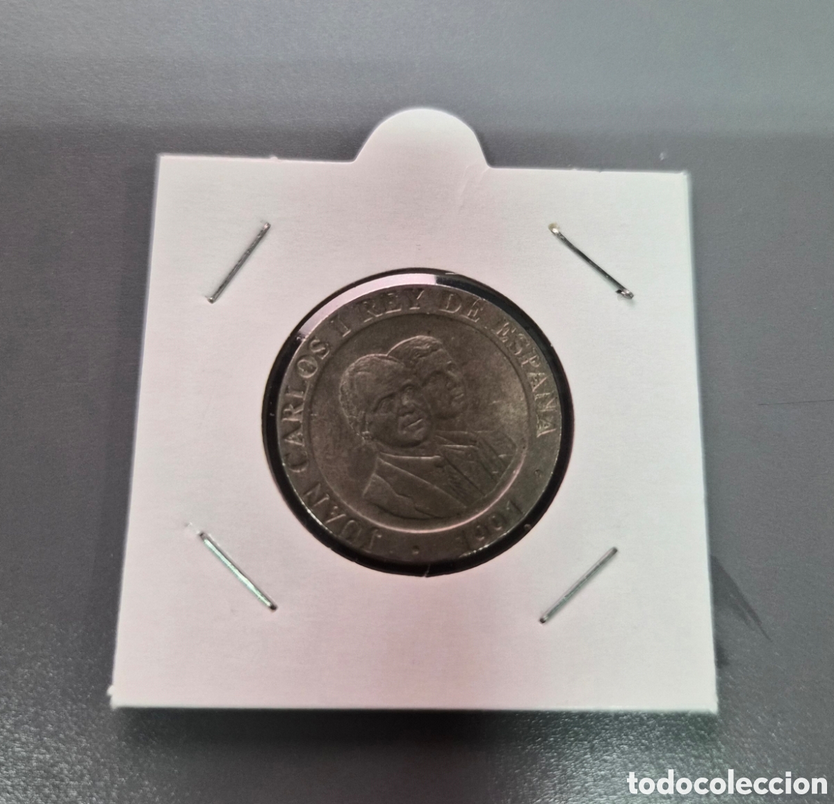 Monedas Juan Carlos I: Moneda de 200 pesetas Espa&ntilde;a a&ntilde;o 1991