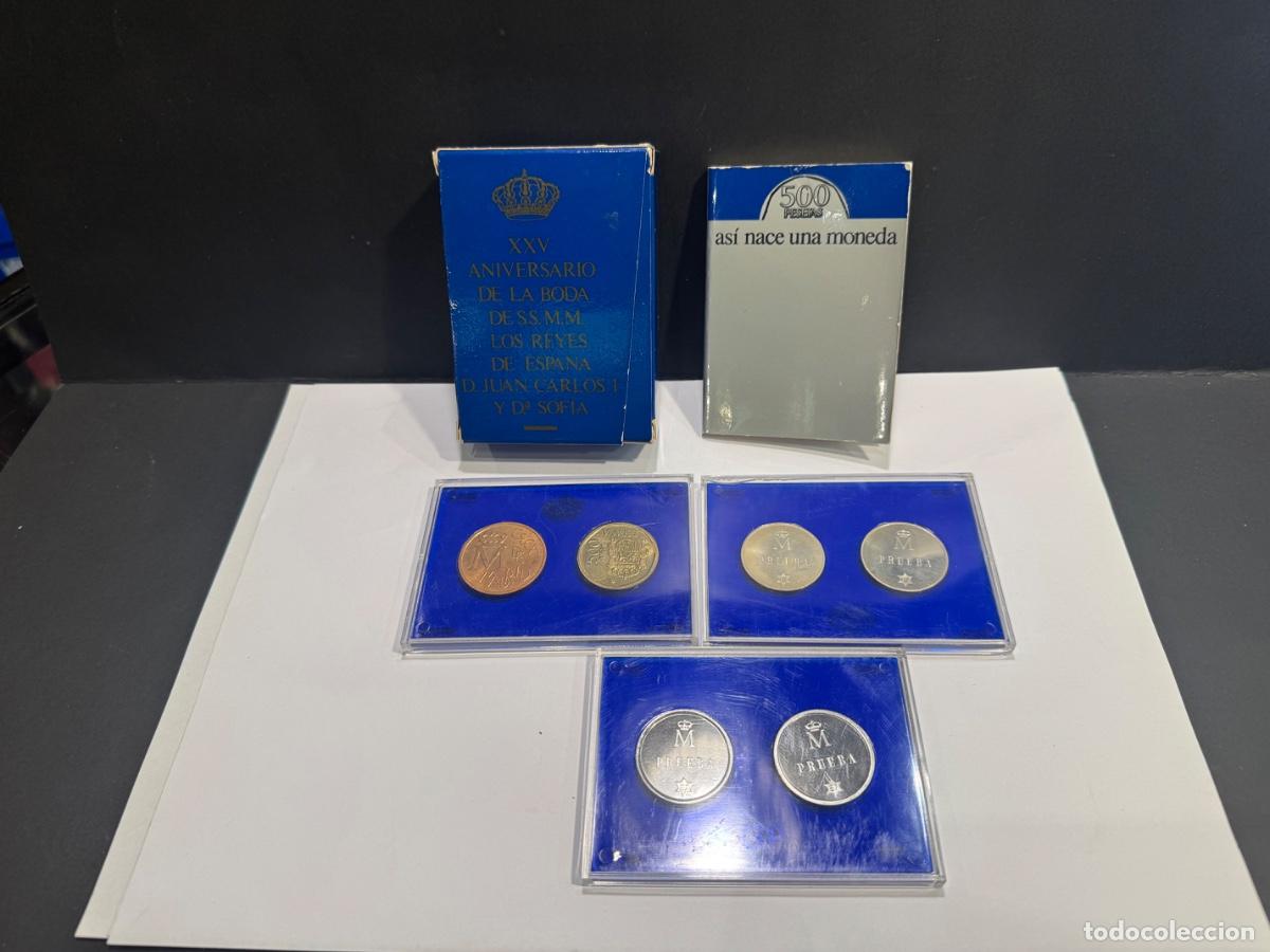 Monedas Juan Carlos I: 500 PESETAS ASI NACE UNA MONEDA XXV ANIVERSARIO BODA SS.MM. REYES DE ESPA&Ntilde;A A&Ntilde;O 1988 (G)