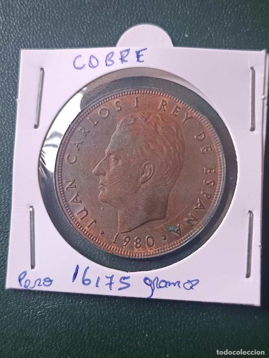 Monedas Juan Carlos I: 100 pesetas 1980 en cobre