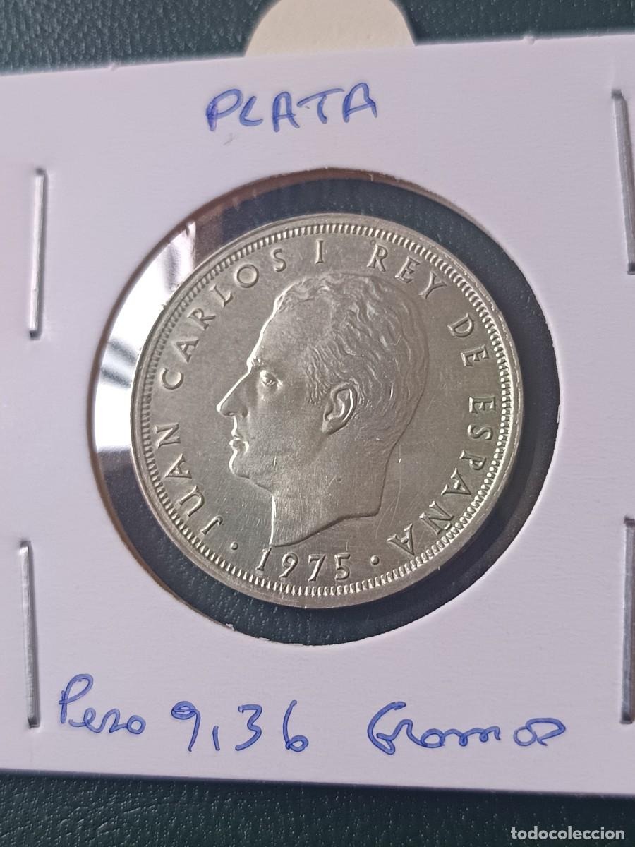 Monedas Juan Carlos I: 25 pesetas 1975 en plata