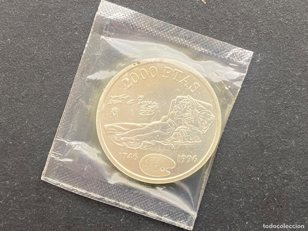 Monedas Juan Carlos I: Moneda de plata de 2.000 pts. Maja de Goya