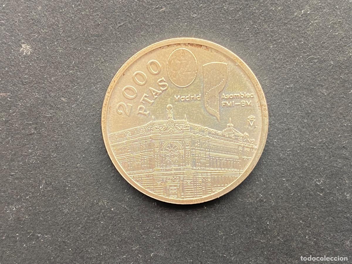 Monedas Juan Carlos I: Moneda de plata de 2.000 pts. Asamblea FMI-BM